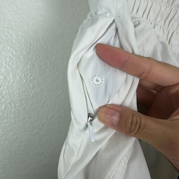 Lululemon Track That Short 5" 4 White Swift Ultra Stretch Athletic Activewear - Picture 9 of 10